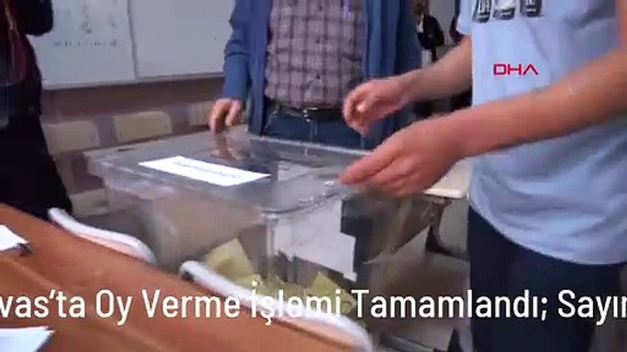 Sivas'ta Oy Verme İşlemi Tamamlandı; Sayıma Geçildi