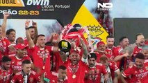 Football : les supporters du Benfica Lisbonne célèbrent le 38e sacre