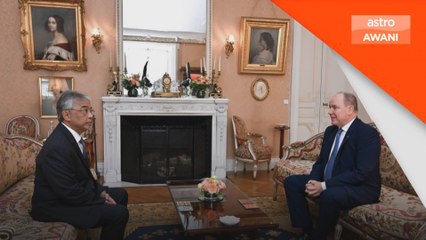 Agong berangkat bertemu Putera Monaco, Putera Albert II