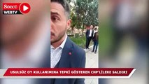 Usulsüz oy kullanımına tepki gösteren CHP’lilere saldırı