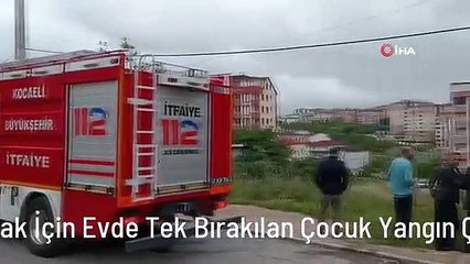 Oy Kullanmak İçin Evde Tek Bırakılan Çocuk Yangın Çıkardı