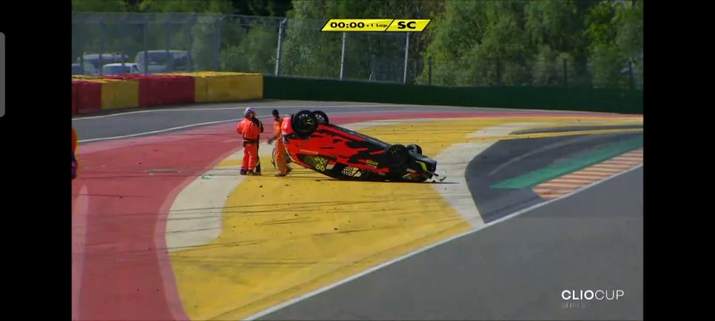Clio Cup 2023 Spa Francorchamps Race 2 Maio Flip