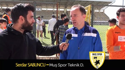 Muş Spor Maç Sonrası Açıklamalar