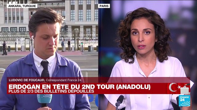 Présidentielle en Turquie : Erdogan en bonne voie vers une nouvelle victoire, selon l'agence de presse Anadolu