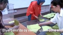 Diyarbakır'da oy verme işlemi sona erdi