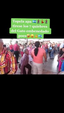 Abuelito hondureño saca los pasos prohibidos bailando punta