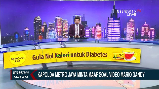 Kapolda Metro Jaya Minta Maaf Soal Video Mario Lepas Pasang Kabel Ties Sendiri