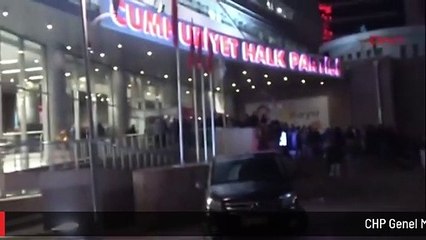 CHP Genel Merkezi'nin önünde "Kemal istifa" sloganları yükseldi