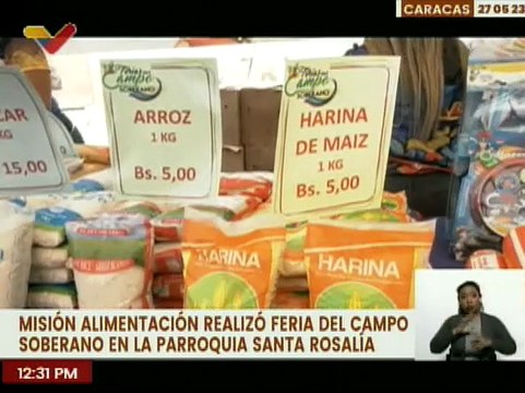 Caracas | 289 familias fueron favorecidas con venta de combos de alimentos a precios asequibles