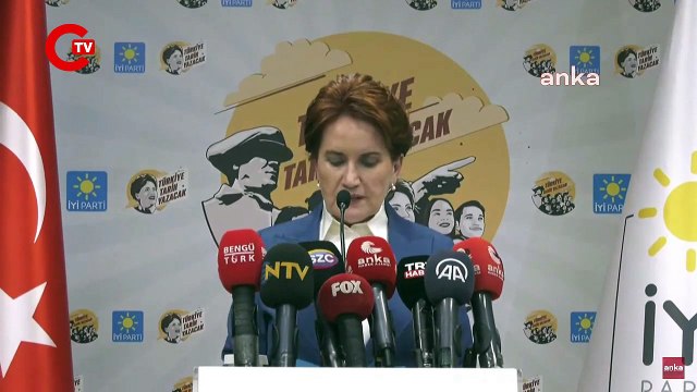 #CANLI İYİ Parti lideri Meral Akşener'den ilk açıklama