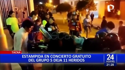 Concierto de Grupo 5 y Yarita Lizeth: tres de los 11 heridos permanecen en observación