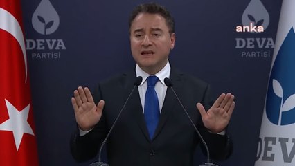 DEVA Partisi Genel Başkanı Ali Babacan, seçim sonuçlarına ilişkin olarak açıklamalarda bulundu.
