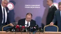YSK Başkanı Yener Cumhurbaşkanı Erdoğan'ın zaferini açıkladı