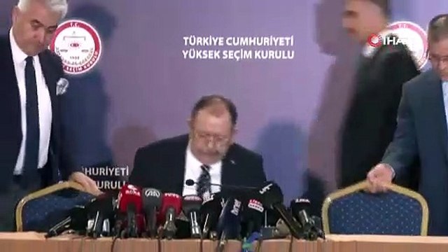 YSK Başkanı Yener Cumhurbaşkanı Erdoğan'ın zaferini açıkladı