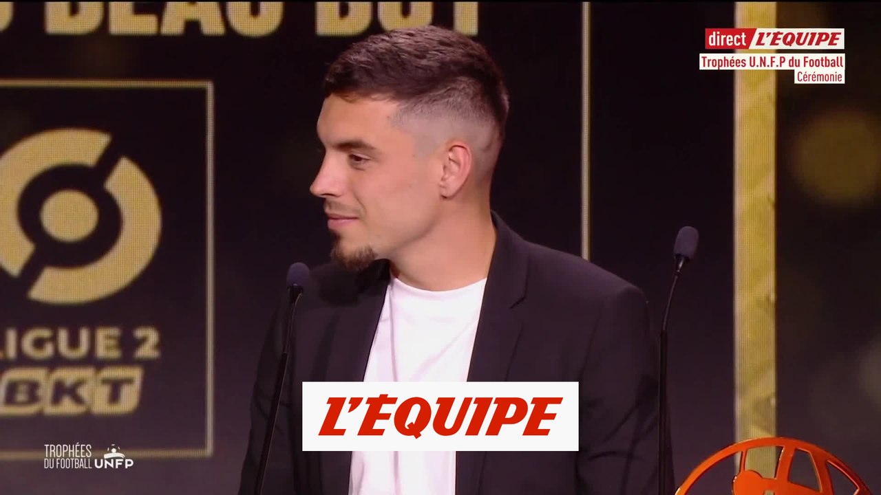 Le but de Cafaro élu trophée Just Fontaine de Ligue 2 - Foot - Trophées UNFP