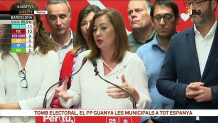 Francina Armengol: "Liderarem l'oposició de manera ferma, compromesa"