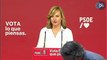 La portavoz del PSOE tras la debacle electoral: 