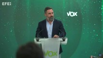 Santiago Abascal destaca que Vox se convierte en un partido 