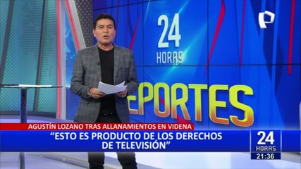 Agustín Lozano tras allanamiento a la Videna: “Nos golpean y atropellan por los derechos de TV”