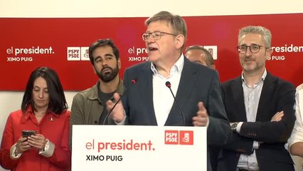Ximo Puig: "Nuestra responsabilidad es defender la democracia y la justicia social desde la oposición"