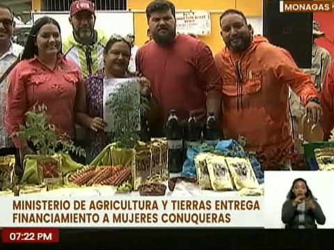 MPPAT entrega insumos y financiamientos a mujeres productoras del Estado Monagas