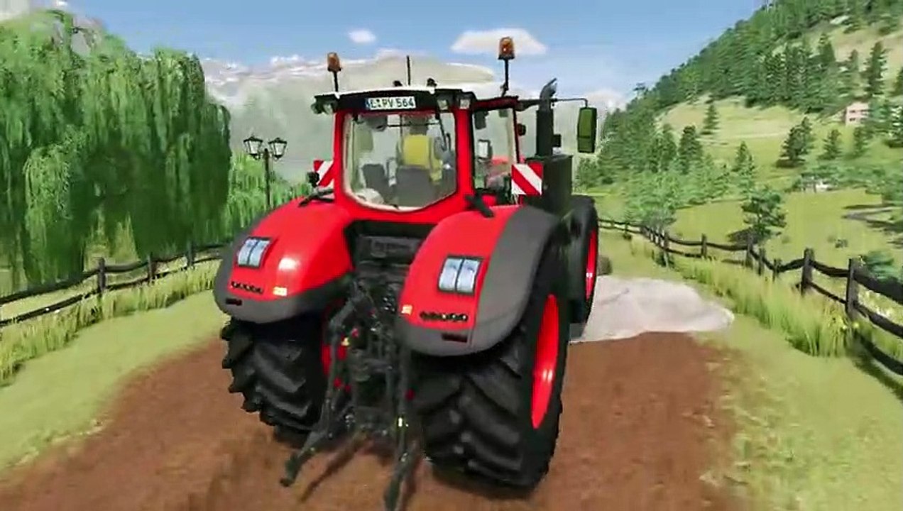 Farming Simulator 22 111 - COLORED DEUTZ-FAHR vs FENDT TRACTORS DEATH RUN