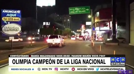 ¡Fiesta de leones! Olimpia se corona campeón y sus aficionados invaden calles hondureñas