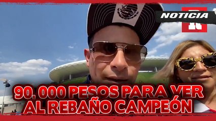 ¡DE LOCOS! AFICIONADO PAGA FORTUNA PARA VER A LAS CHIVAS