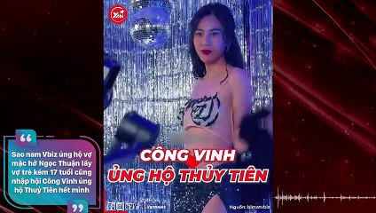 Sao nam Vbiz ủng hộ vợ mặc hở