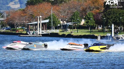 Kye Cornall F1 powerboats at Taree