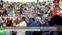 Candidatos a la gubernatura de Coahuila cierran campañas