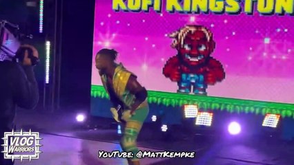 The New Day does JDF Green & White Ranger Tribute at WWE Live Event