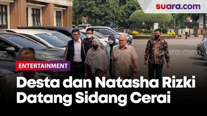 Desta dan Natasha Rizki Kompak Datang Sidang Cerai Perdana