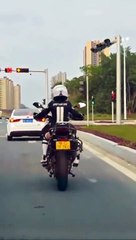 bike funny video she driving funny