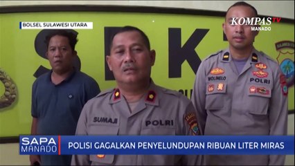 Penyelundupan Miras Lewat Jalur Darat Berhasil Digagalkan Kepolisian