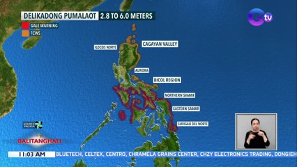 PAGASA: Bagyong Betty, mababa ang posibilidad na mag-landfall; posible pang humina bago lumabas ng par sa Biyernes | BT