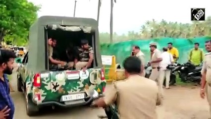 Forest department, police officials rescue Arikomban elephant
