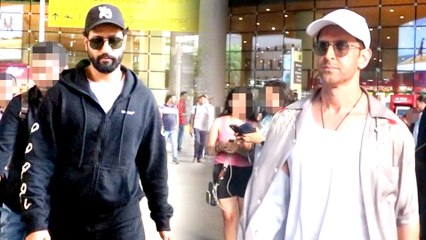 Vicky Kaushal & Hrithik Roshan Return From IIFA 2023