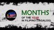 MONTHS OF THE YEAR in Tagalog | Basic Filipino Words for Beginners