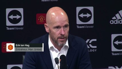 Erik ten Hag : ''City, la meilleure équipe du moment''