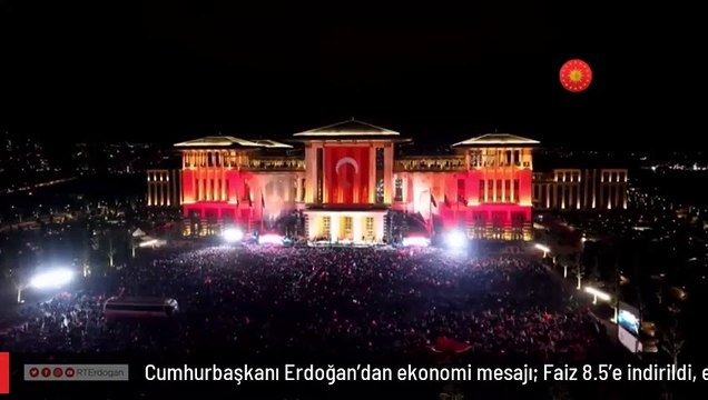 Cumhurbaşkanı Erdoğan'dan ekonomi mesajı: Faiz 8.5'e indirildi, enflasyon da inecek