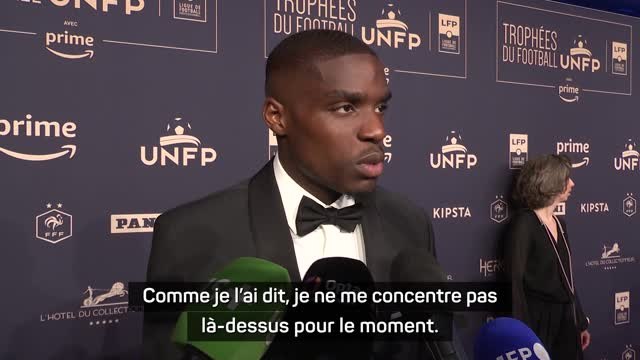 Trophées UNFP - Nkounkou sur son avenir : Je ne me concentre pas là-dessus pour le moment