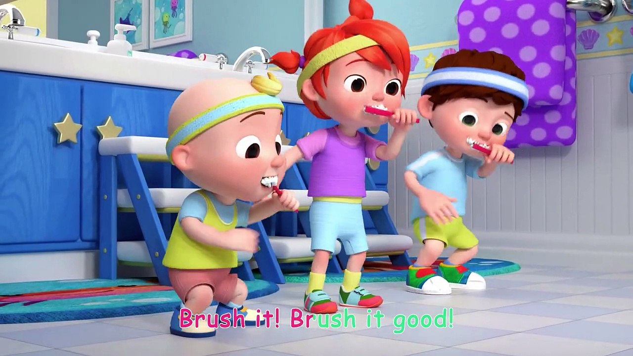 Brush Your Teeth Song (Brush Along Version) Moonbug Kids Color Time video