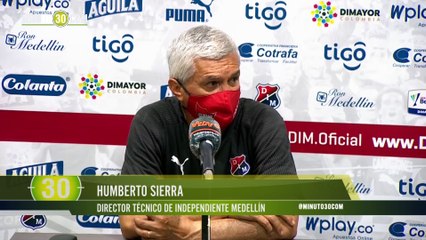 Humberto Sierra analizó lo sucedido en la derrota ante Pereira
