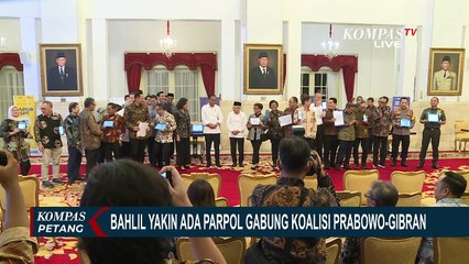 Bahlil Bocorkan Ada Parpol Berwarna 'Sejuk' yang akan Gabung Koalisi Prabowo-Gibran
