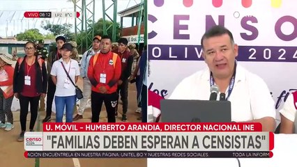 INE abre la jornada censal en Bolivia