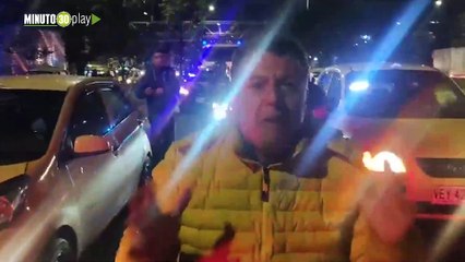 Vuelve y juega Taxistas en Bogotá madrugaron y desde las 300 AM están haciendo bloqueos