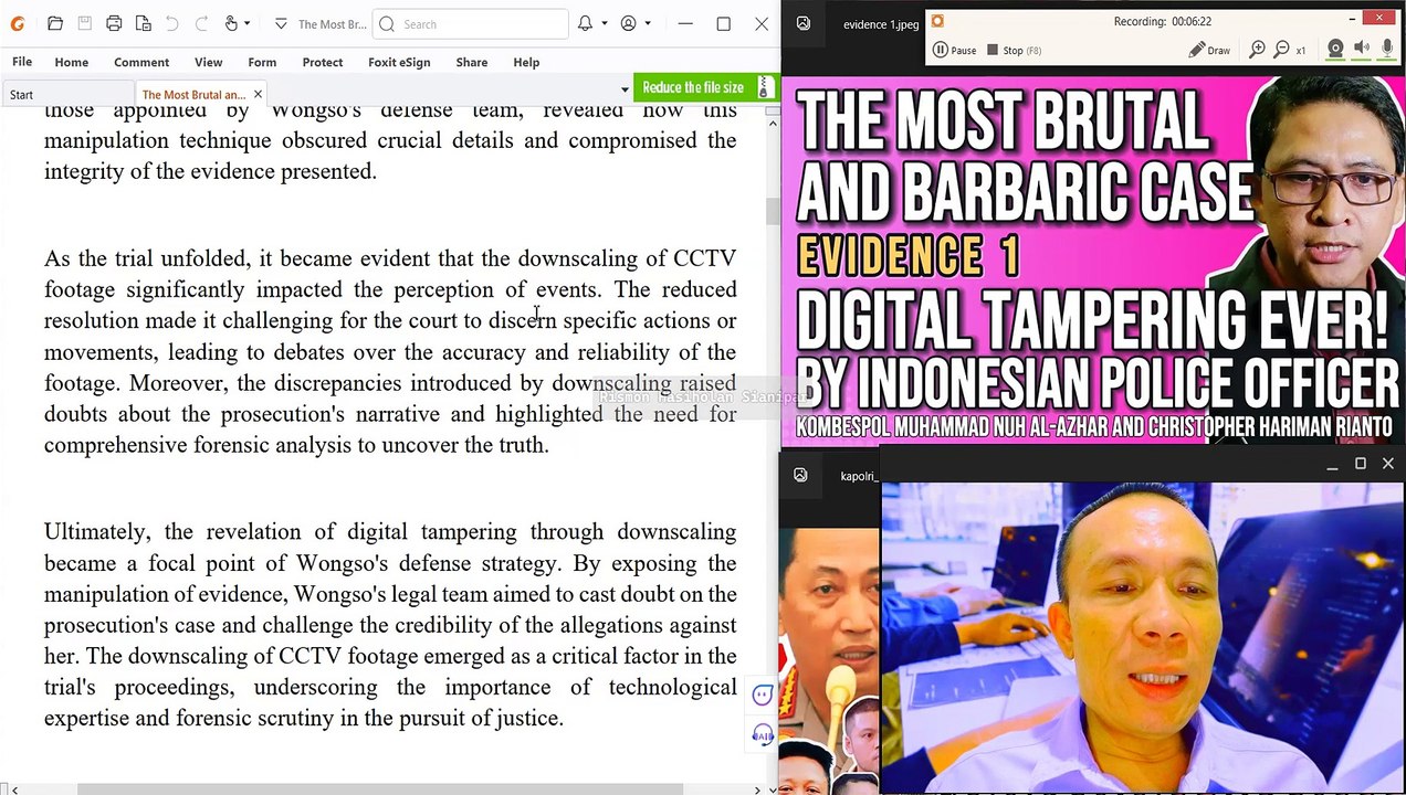EVIDENCE 1: The Most Brutal and Barbaric Case of Digital Tampering Ever Done!!!