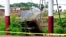 Colapsa puente colgante con decenas de personas en Ecuador