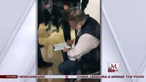 Javier Duarte firma cartilla de derechos tras su detención